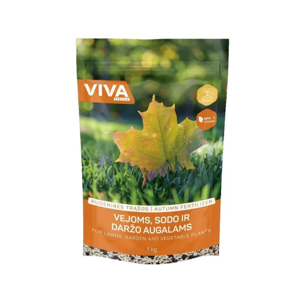 Trąšos rudeninės vejoms, sodo ir daržo augalams 1kg